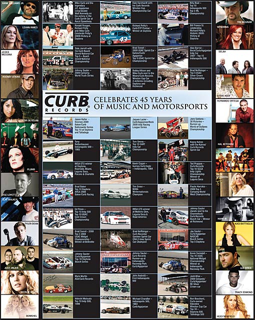 Curb Celebrates 45 Years of Music and Motorsports