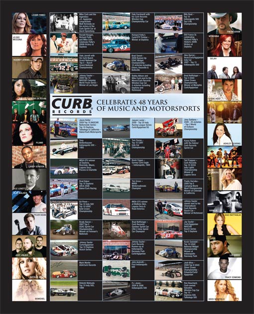 Curb Celebrates 48 Years of Music and Motorsports [Click for Full-size Poster]