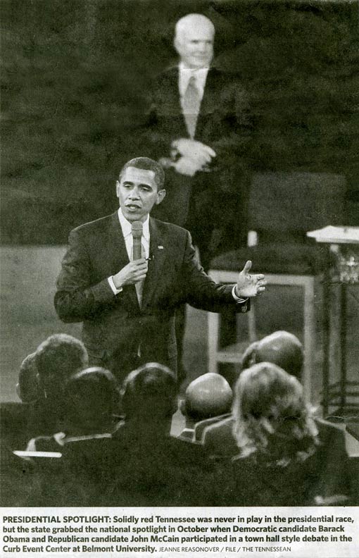 Presidential Debate hosted at the Curb Event Center, Belmont Campus [Oct 2008]